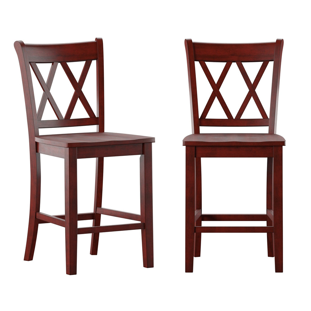 Sedie da bar Ronda Double X-Back (set da 2)