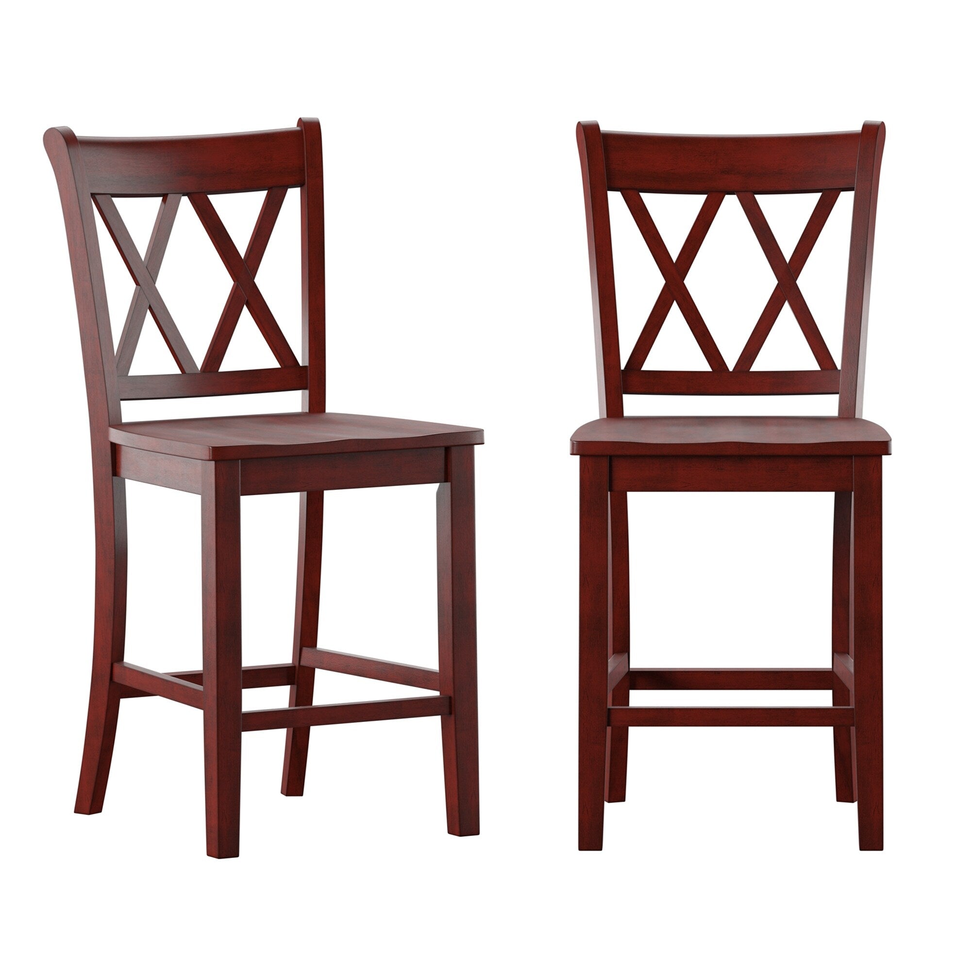 Sedie da bar Ronda Double X-Back (set da 2)