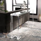 Tavolo consolle in acrilico SAFAVIEH Couture Camryn - Trasparente - 60 L x 10 P x 30 A - 52 L x 10 P x 30 A