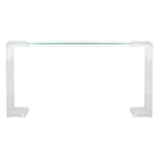 Tavolo consolle in acrilico SAFAVIEH Couture Camryn - Trasparente - 60 L x 10 P x 30 A - 52 L x 10 P x 30 A