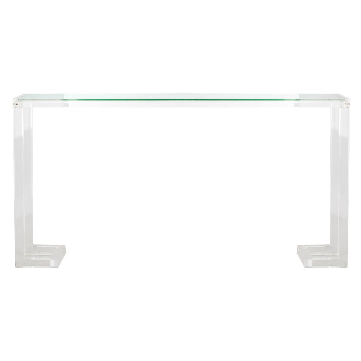 Tavolo consolle in acrilico SAFAVIEH Couture Camryn - Trasparente - 60 L x 10 P x 30 A - 52 L x 10 P x 30 A