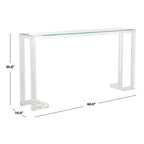 Tavolo consolle in acrilico SAFAVIEH Couture Camryn - Trasparente - 60 L x 10 P x 30 A - 52 L x 10 P x 30 A