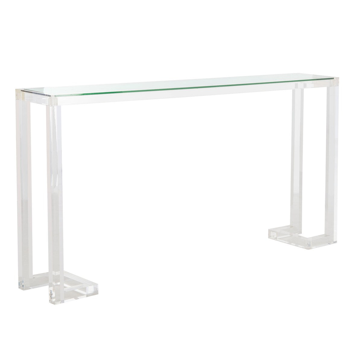 Tavolo consolle in acrilico SAFAVIEH Couture Camryn - Trasparente - 60 L x 10 P x 30 A - 52 L x 10 P x 30 A