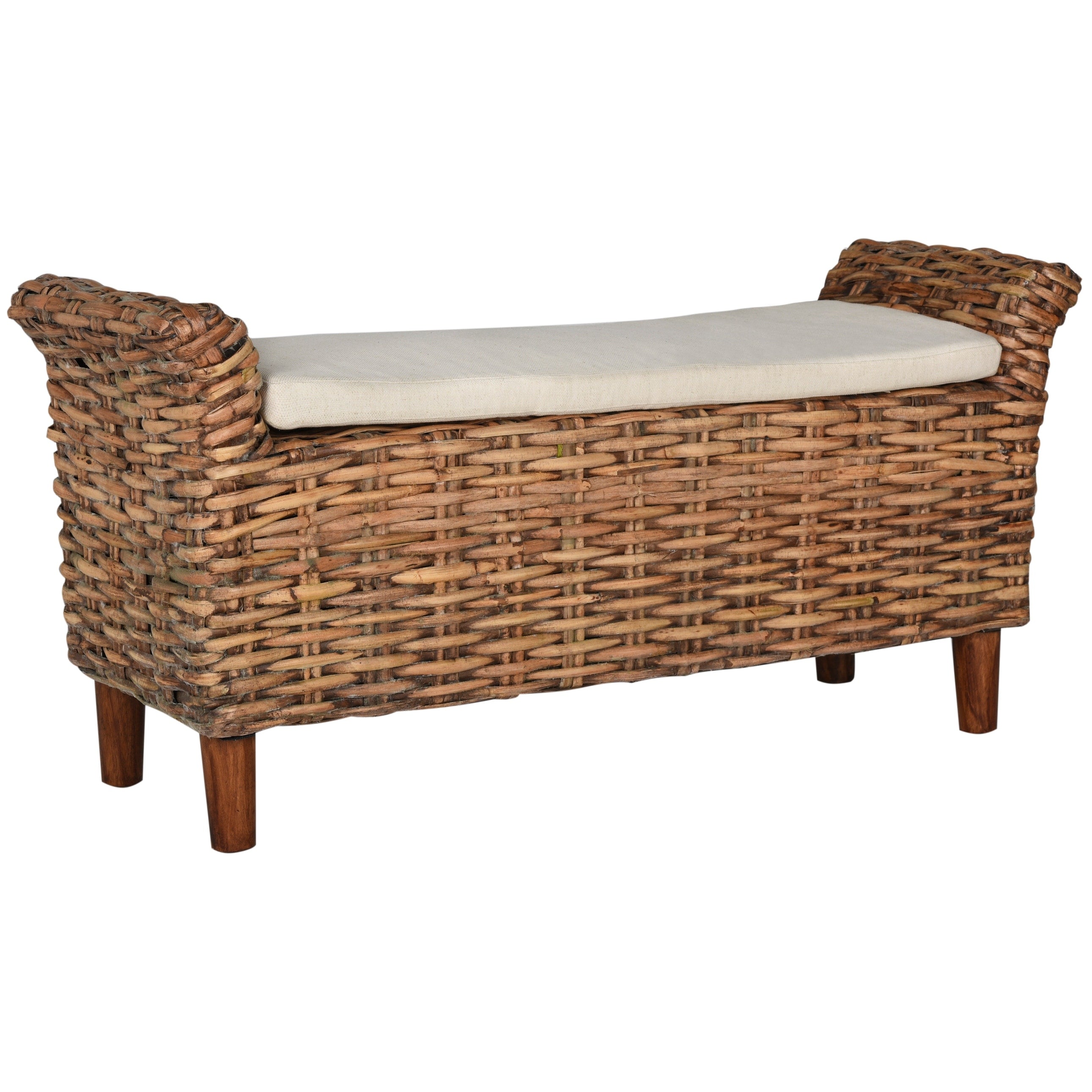 Panca SAFAVIEH Danna Brown - 43,9 x 14,8 x 21,1 - 44L x 15P x 21A