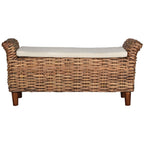 Panca SAFAVIEH Danna Brown - 43,9 x 14,8 x 21,1 - 44L x 15P x 21A