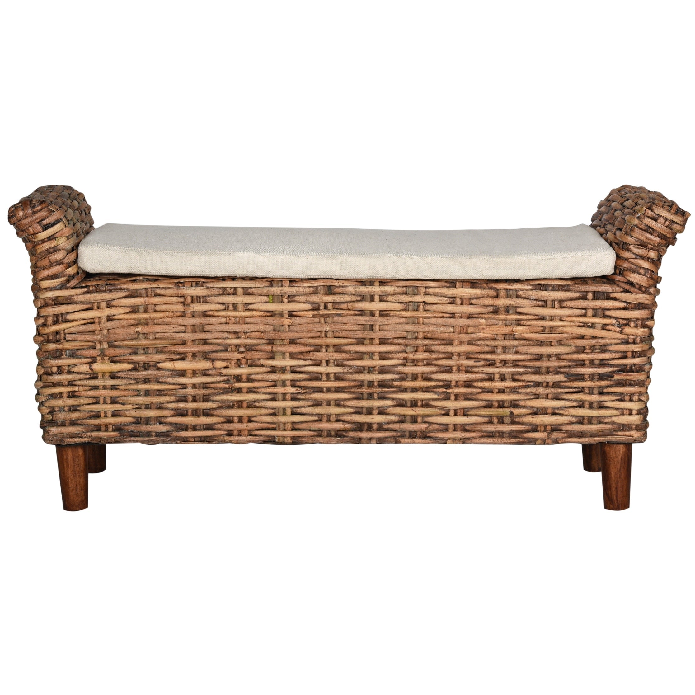Panca SAFAVIEH Danna Brown - 43,9 x 14,8 x 21,1 - 44L x 15P x 21A