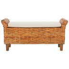 Panca SAFAVIEH Danna Brown - 43,9 x 14,8 x 21,1 - 44L x 15P x 21A