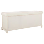 Panca contenitore SAFAVIEH Eola grigio/bianco - 47 x 16,1 x 19,9 - 47Lx16Px20A
