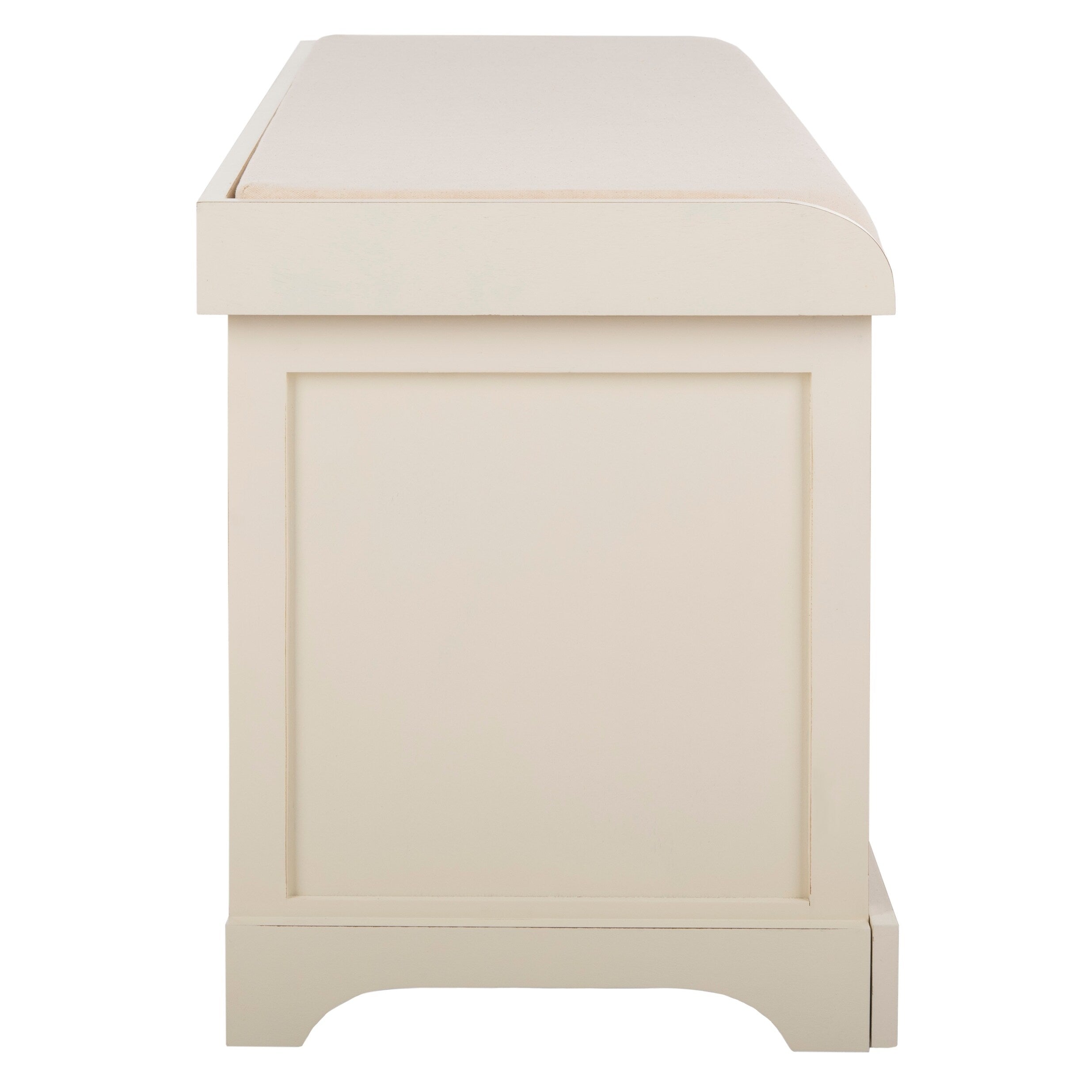 Panca contenitore SAFAVIEH Eola grigio/bianco - 47 x 16,1 x 19,9 - 47Lx16Px20A