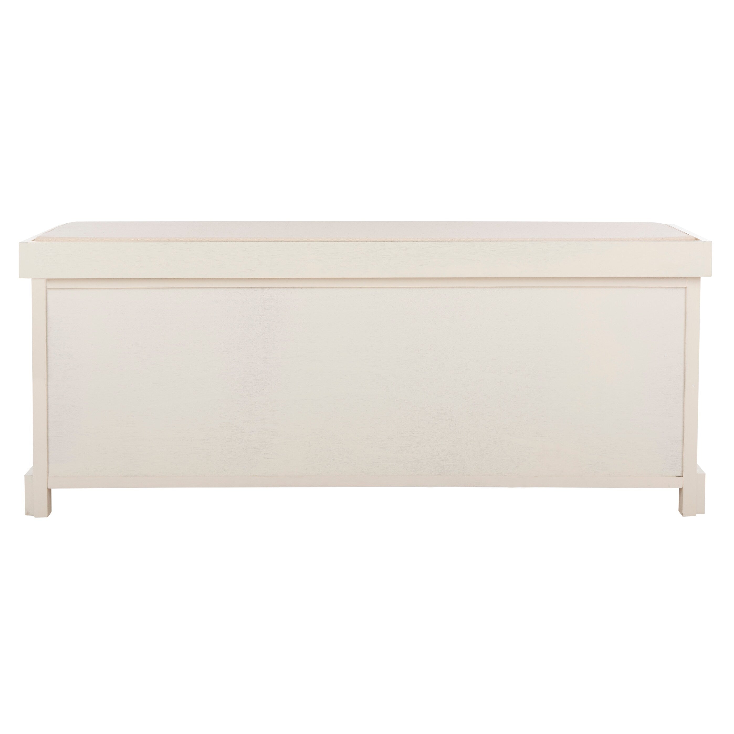 Panca contenitore SAFAVIEH Eola grigio/bianco - 47 x 16,1 x 19,9 - 47Lx16Px20A