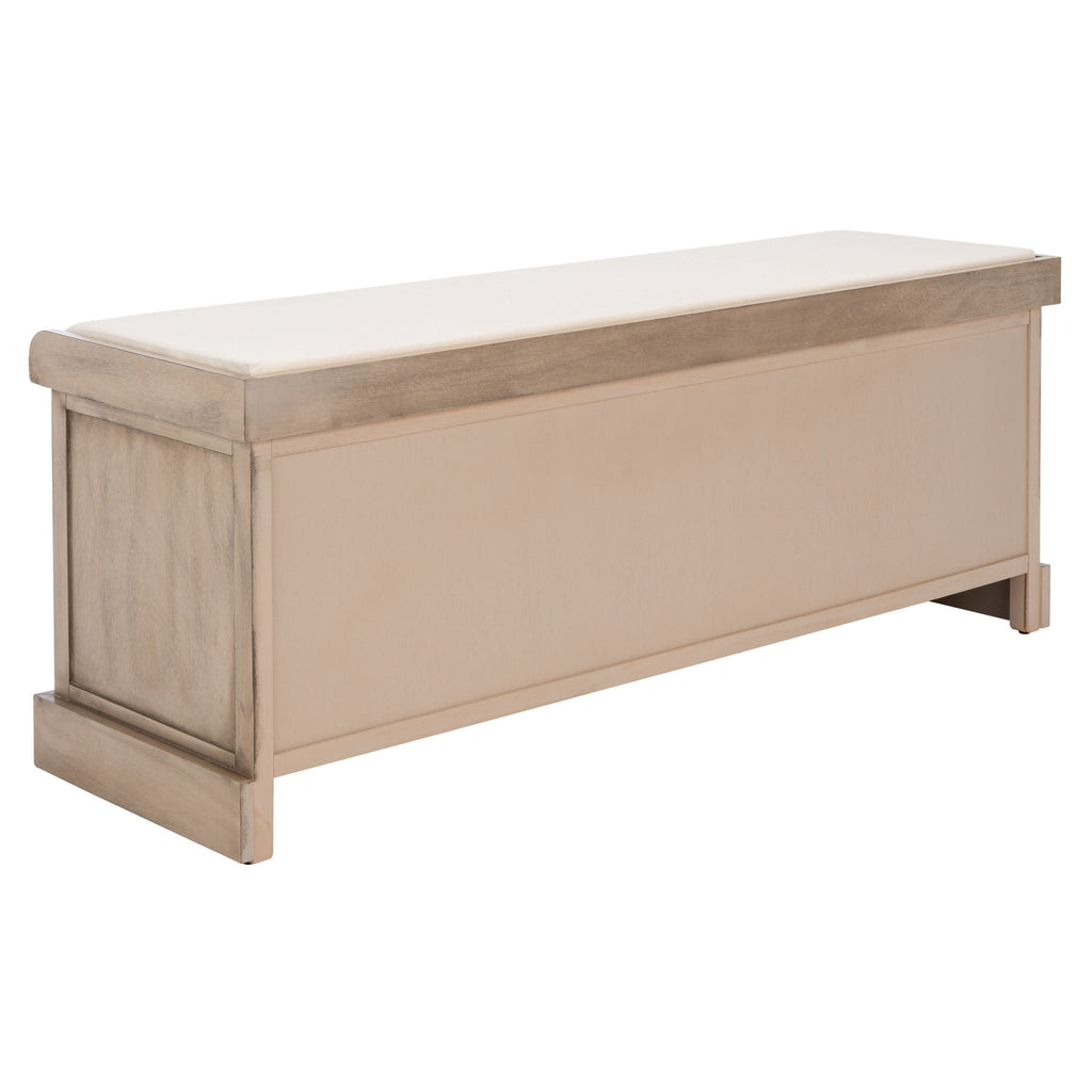 SAFAVIEH Fiorello panca portaoggetti a 3 cassetti con cuscino - 47,3 L x 15 P x 19 A - 47 L x 15 P x 19 A
