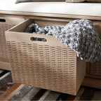 SAFAVIEH Fiorello panca portaoggetti a 3 cassetti con cuscino - 47,3 L x 15 P x 19 A - 47 L x 15 P x 19 A