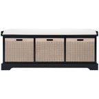 SAFAVIEH Fiorello panca portaoggetti a 3 cassetti con cuscino - 47,3 L x 15 P x 19 A - 47 L x 15 P x 19 A
