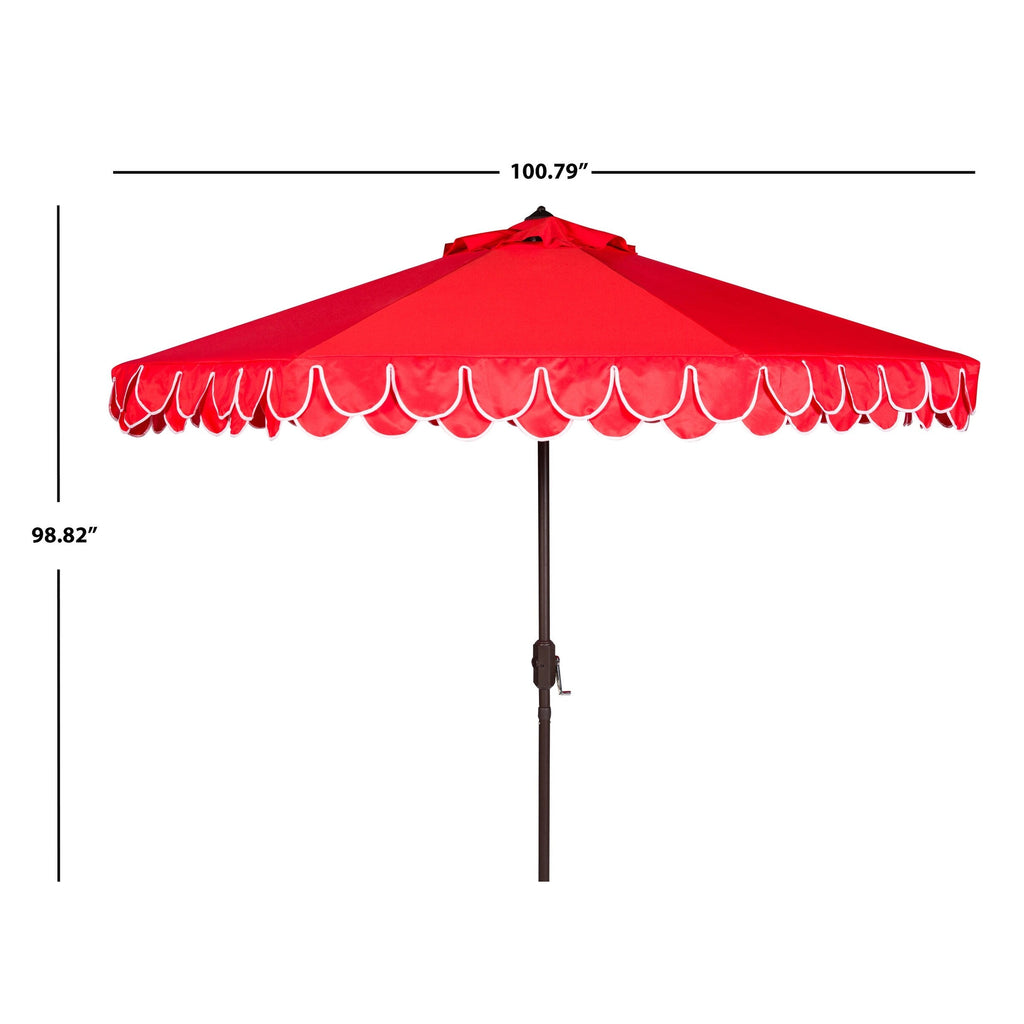 SAFAVIEH Gebbine Elegante ombrello da 9 piedi