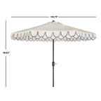 SAFAVIEH Gebbine Elegante ombrello da 9 piedi