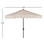 SAFAVIEH Gebbine Elegante ombrello da 9 piedi
