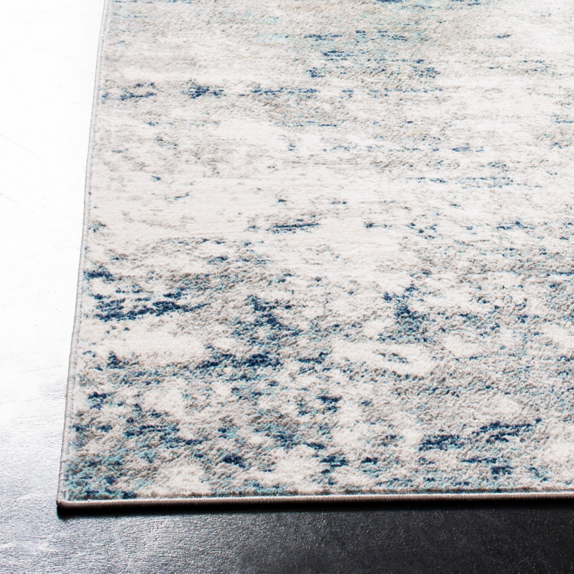 Tappeto moderno astratto SAFAVIEH Jasper Shreya - Grigio/Blu - 8' x 10'