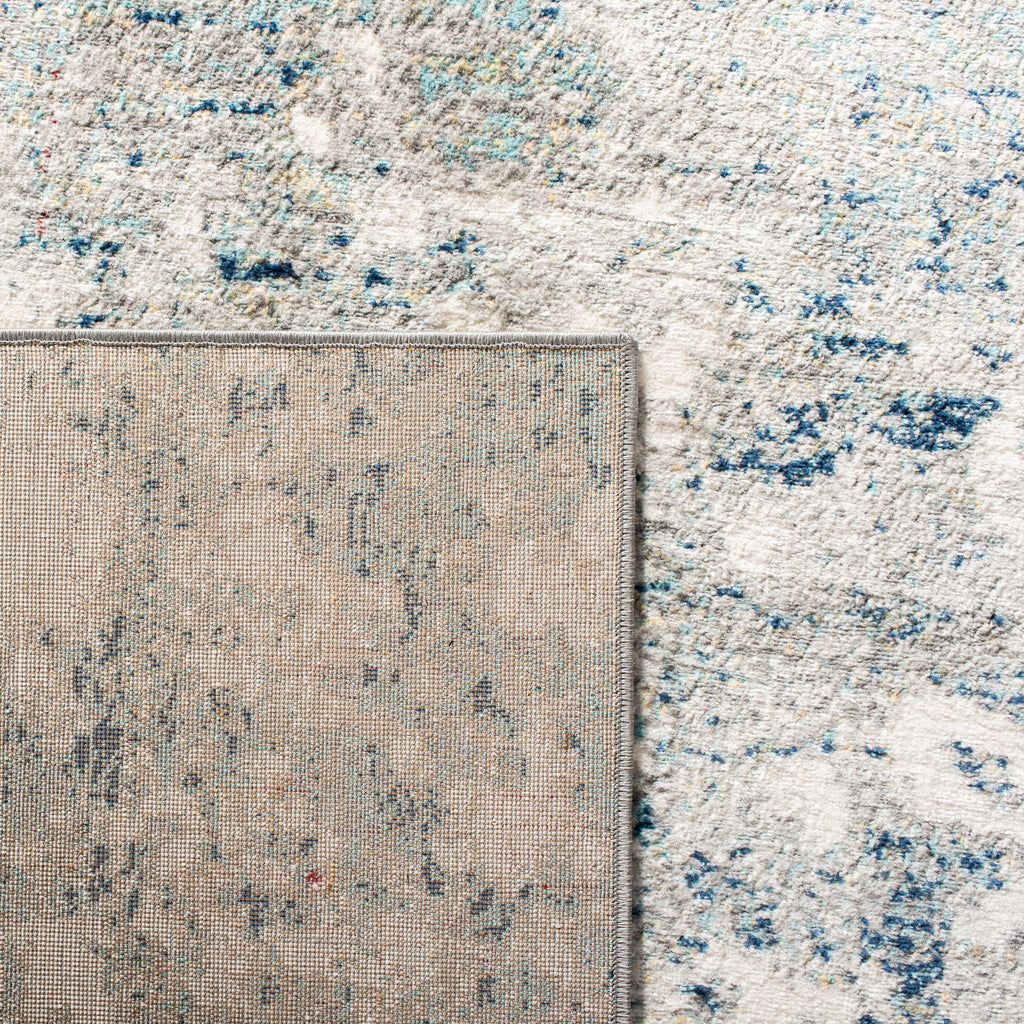 Tappeto moderno astratto SAFAVIEH Jasper Shreya - Grigio/Blu - 8' x 10'