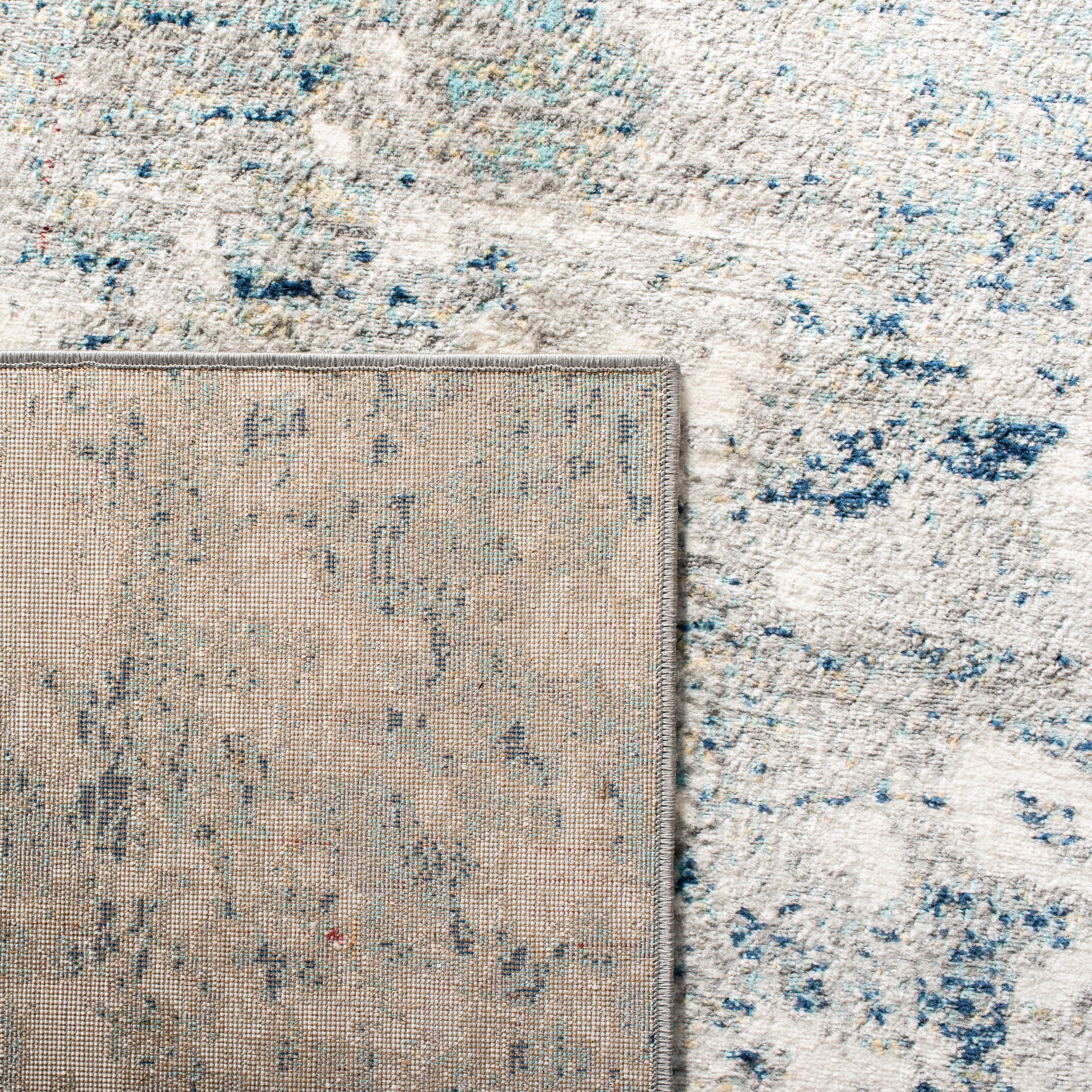 Tappeto moderno astratto SAFAVIEH Jasper Shreya - Grigio/Blu - 8' x 10'