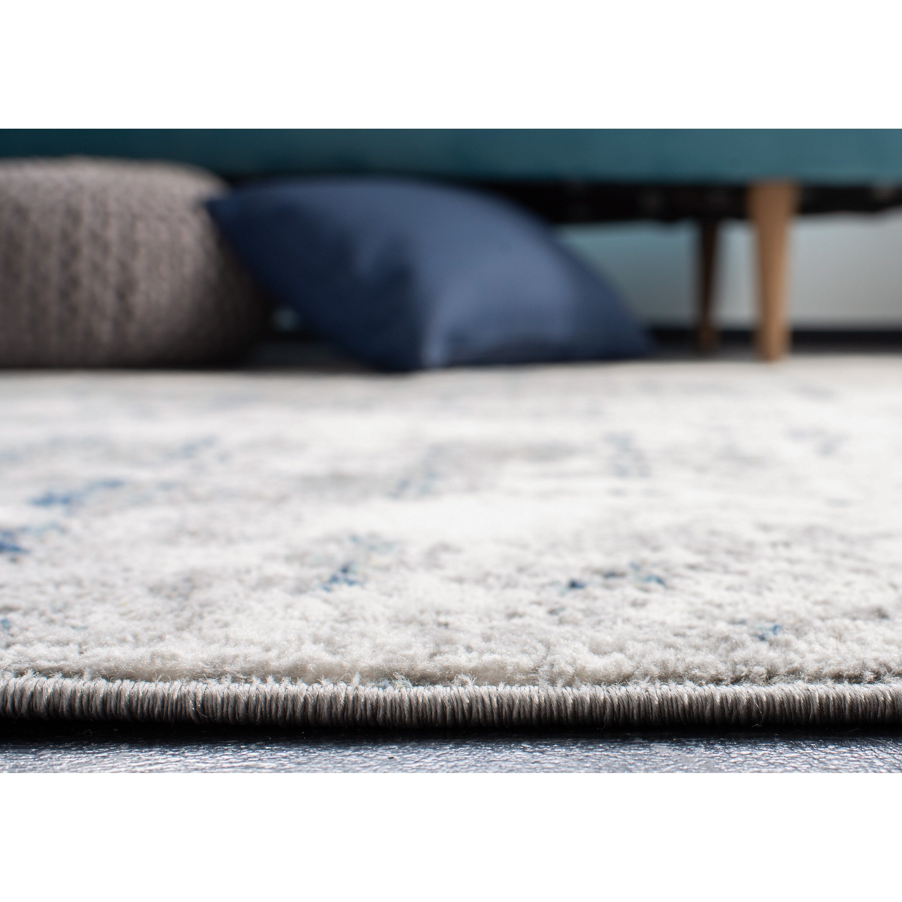 Tappeto moderno astratto SAFAVIEH Jasper Shreya - Grigio/Blu - 8' x 10'
