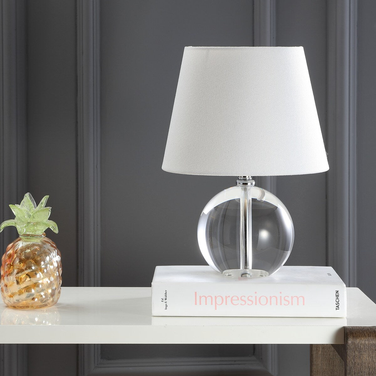 Lampada da tavolo in marmo Chastity da 14 pollici SAFAVIEH Lighting - 10x10x14 - 10Wx10Dx14H