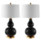 Lampada da tavolo Diede Gourd di SAFAVIEH Lighting (set di 2) - 15x15x28,5 - 15Wx15Dx29H