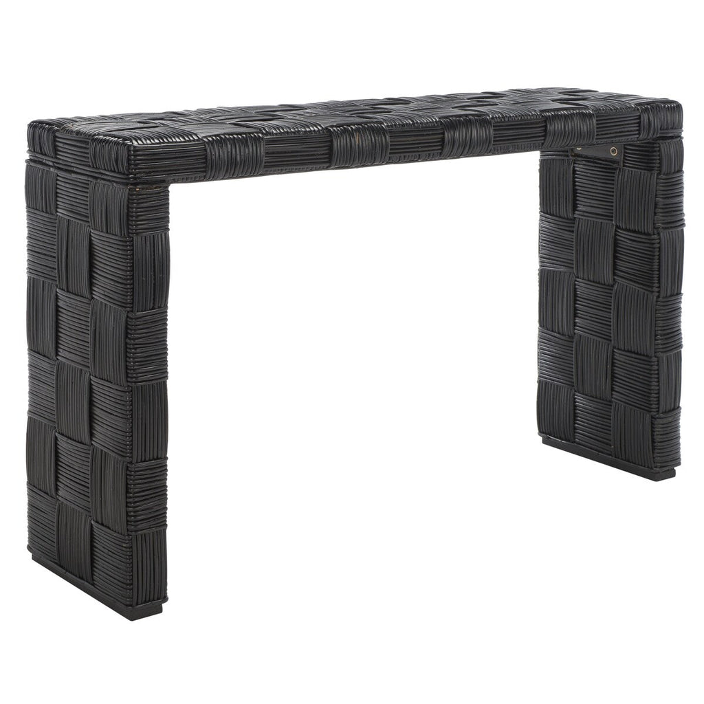 Tavolo consolle in rattan Mindel SAFAVIEH - 51Lx14Px32A