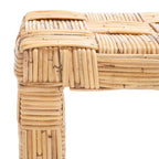 Tavolo consolle in rattan Mindel SAFAVIEH - 51Lx14Px32A
