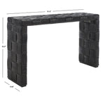 Tavolo consolle in rattan Mindel SAFAVIEH - 51Lx14Px32A