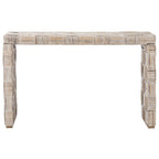 Tavolo consolle in rattan Mindel SAFAVIEH - 51Lx14Px32A