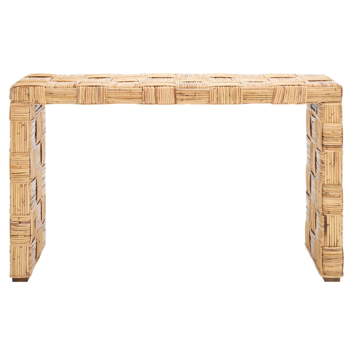 Tavolo consolle in rattan Mindel SAFAVIEH - 51Lx14Px32A