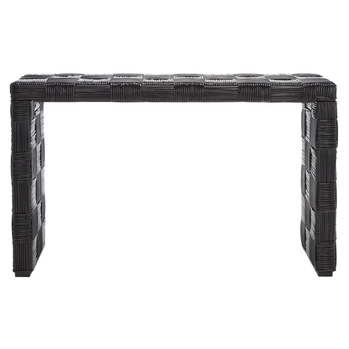 Tavolo consolle in rattan Mindel SAFAVIEH - 51Lx14Px32A