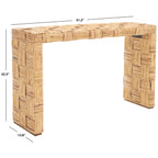 Tavolo consolle in rattan Mindel SAFAVIEH - 51Lx14Px32A