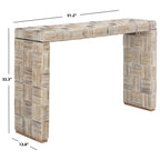 Tavolo consolle in rattan Mindel SAFAVIEH - 51Lx14Px32A