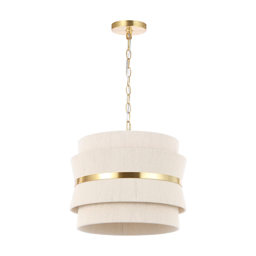 Lampada a sospensione regolabile SAFAVIEH Oprea a 3 luci (lampadine LED incluse) - 16 x 16 x 16,5-72,5