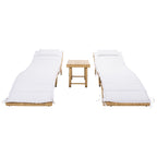 SAFAVIEH Set di lettini prendisole da esterno Blaguna da 3 pezzi - 83Lx20Px24A