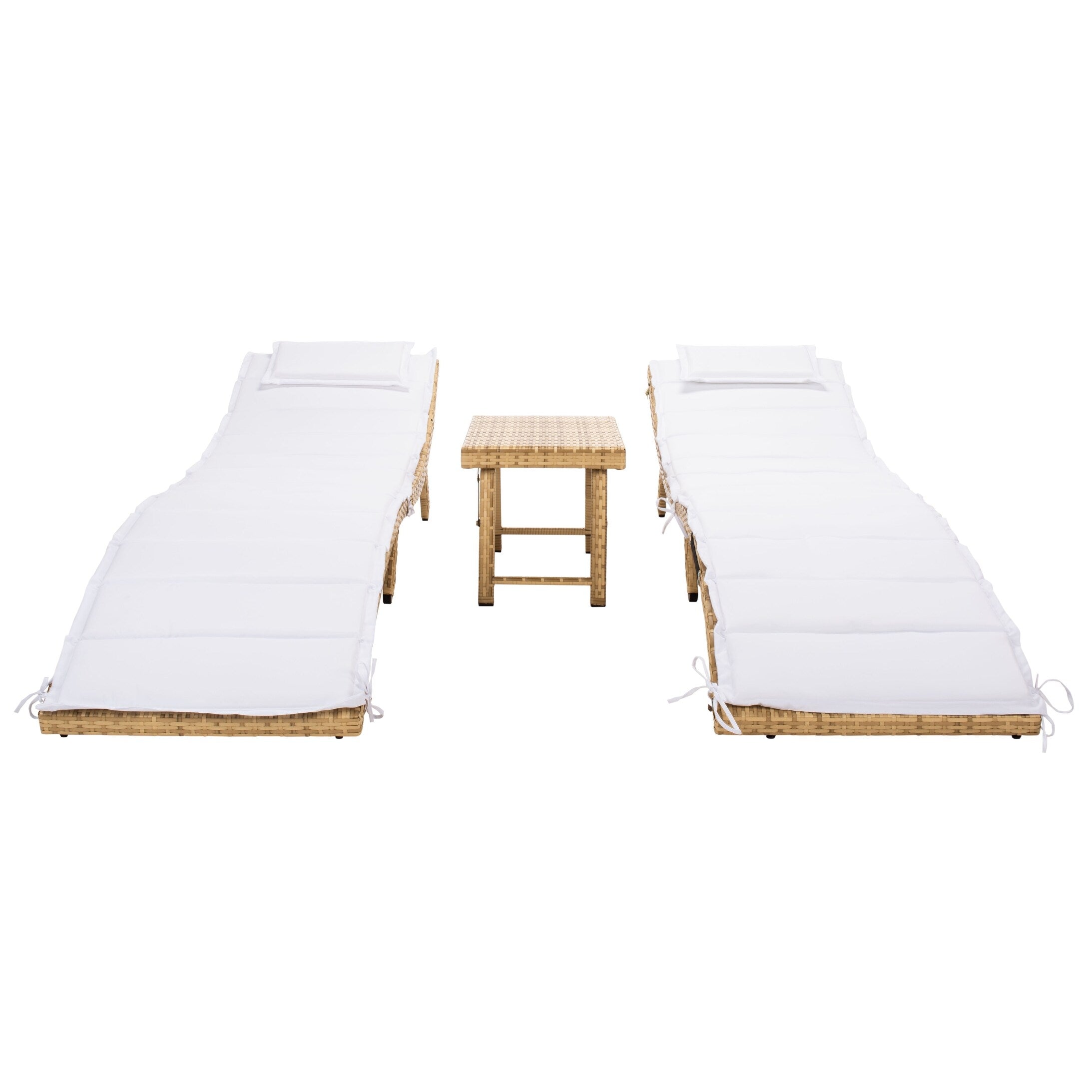 SAFAVIEH Set di lettini prendisole da esterno Blaguna da 3 pezzi - 83Lx20Px24A