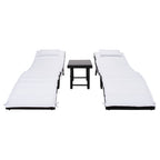 SAFAVIEH Set di lettini prendisole da esterno Blaguna da 3 pezzi - 83Lx20Px24A