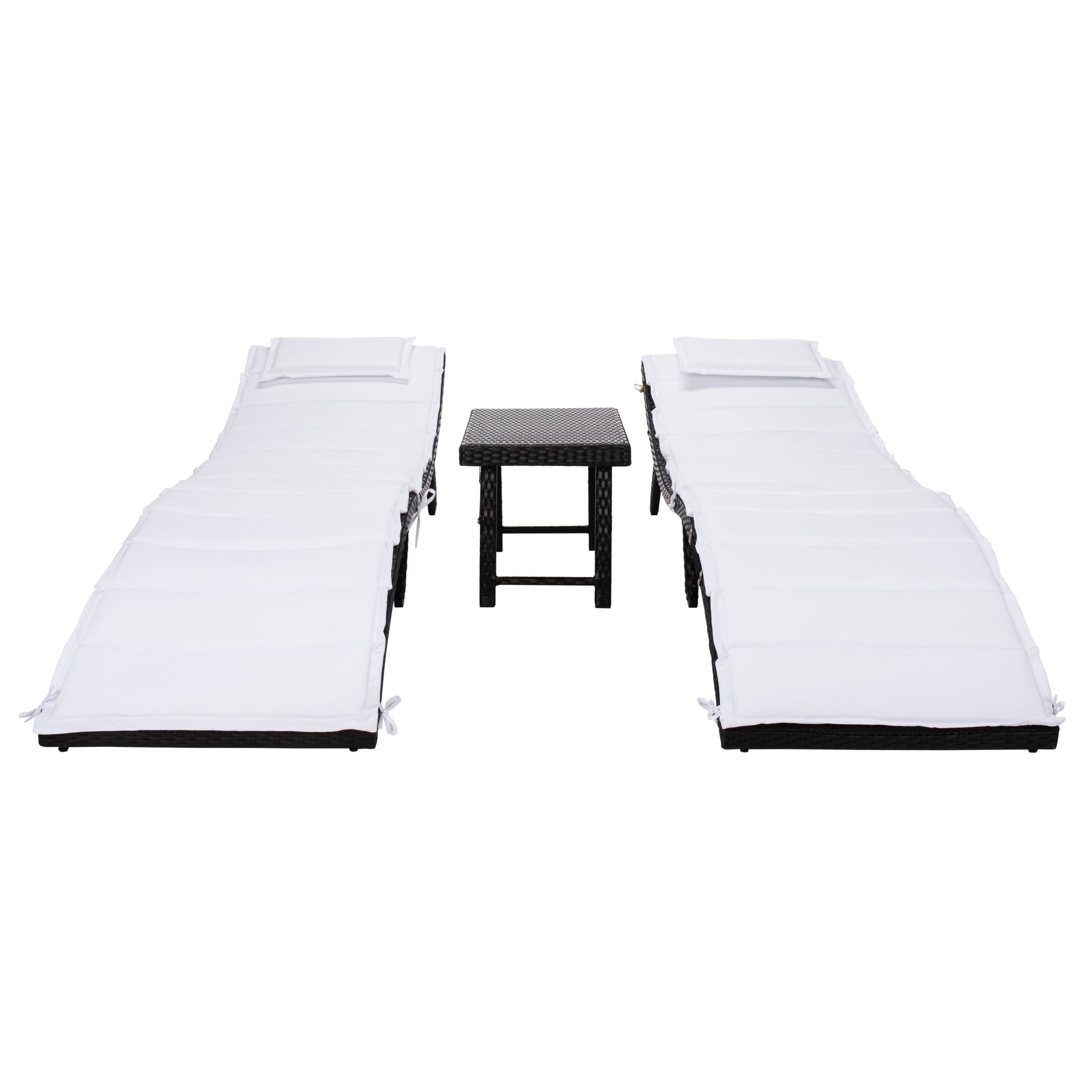 SAFAVIEH Set di lettini prendisole da esterno Blaguna da 3 pezzi - 83Lx20Px24A
