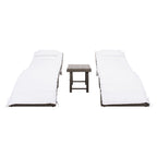 SAFAVIEH Set di lettini prendisole da esterno Blaguna da 3 pezzi - 83Lx20Px24A
