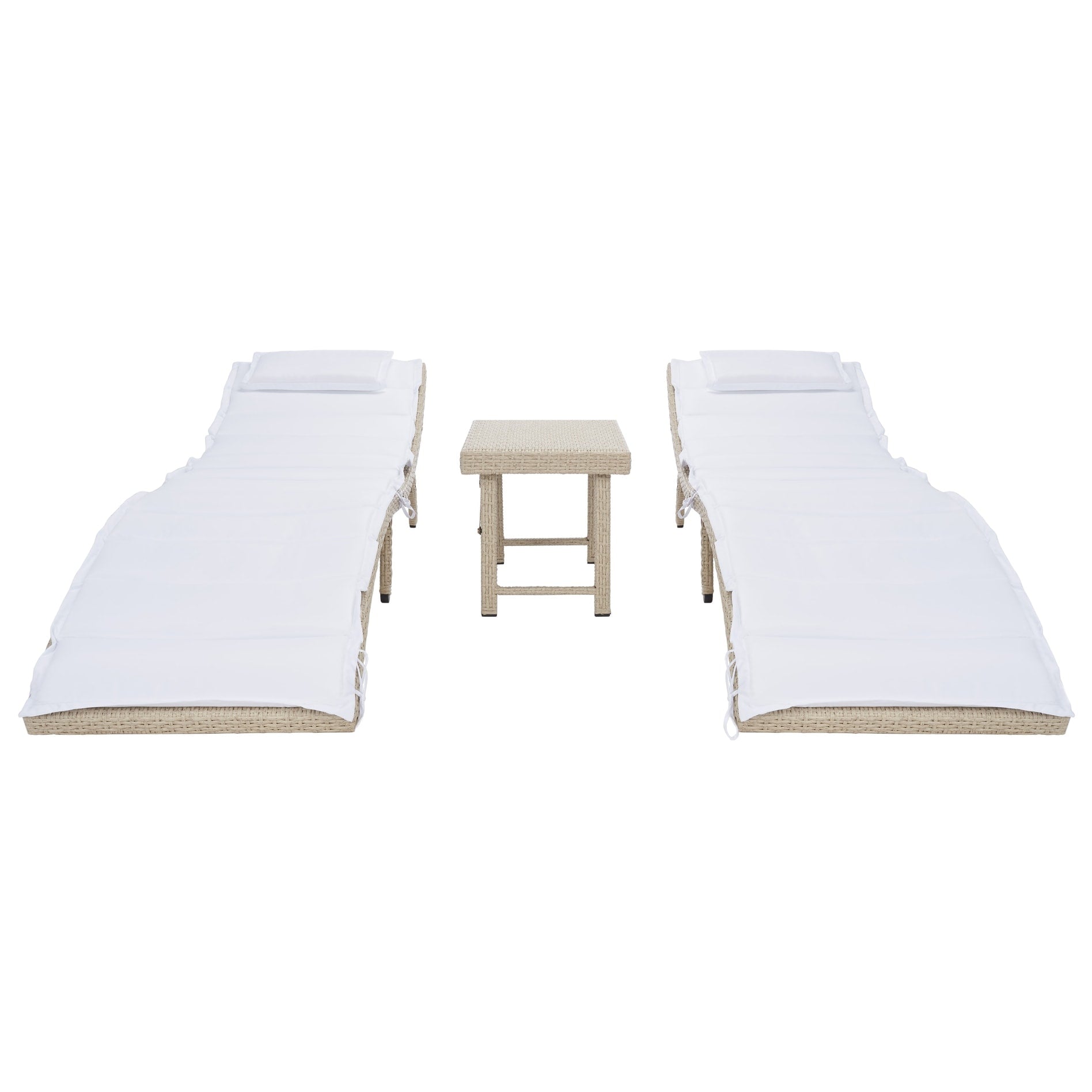 SAFAVIEH Set di lettini prendisole da esterno Blaguna da 3 pezzi - 83Lx20Px24A