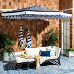 Ombrellone rotondo a manovella SAFAVIEH Outdoor Jaylee da 11 piedi