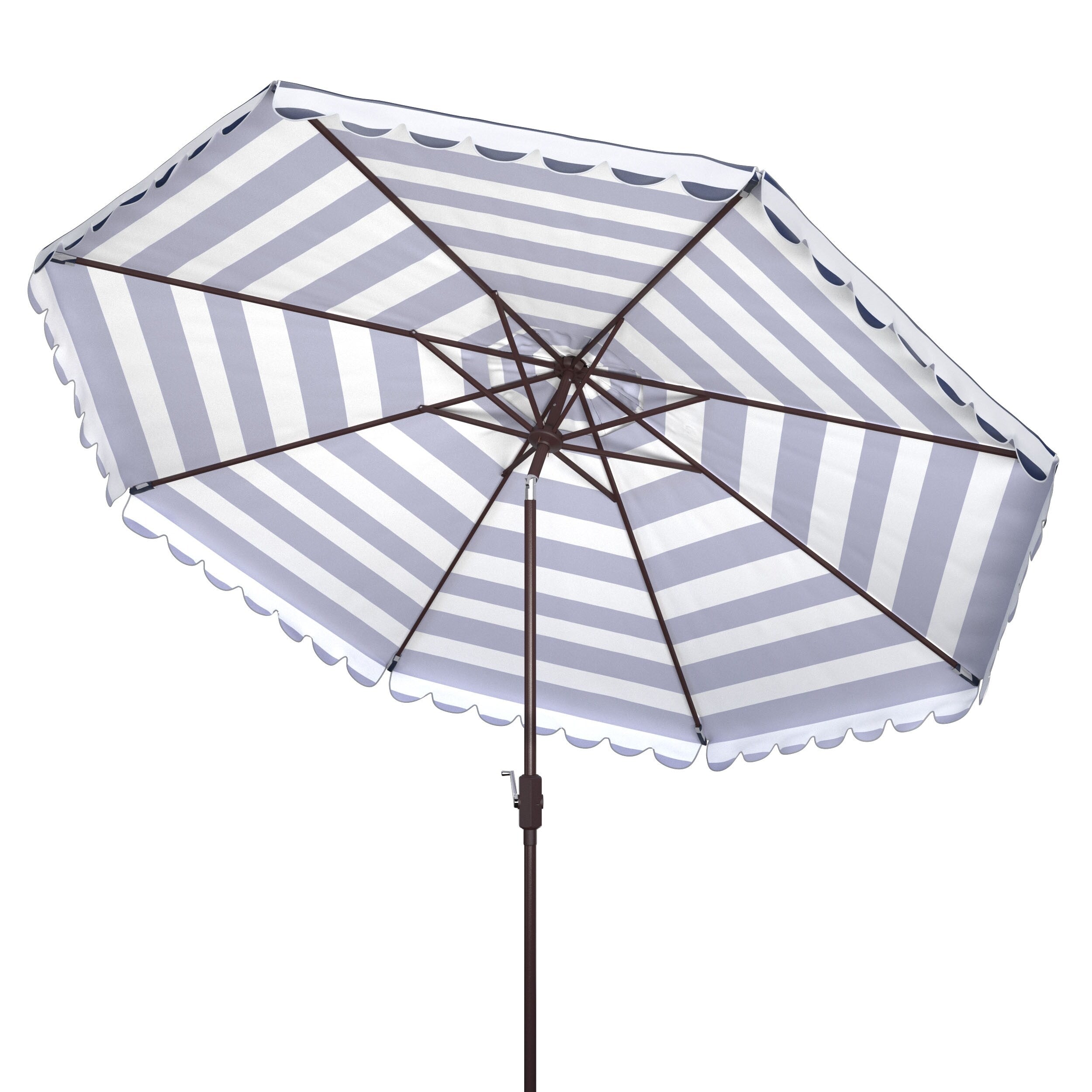 Ombrellone rotondo a manovella SAFAVIEH Outdoor Jaylee da 11 piedi
