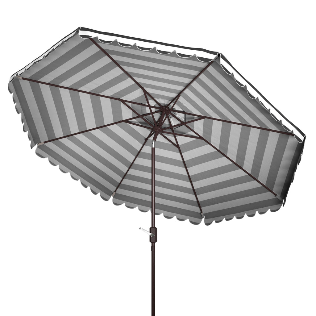 Ombrellone rotondo a manovella SAFAVIEH Outdoor Jaylee da 11 piedi