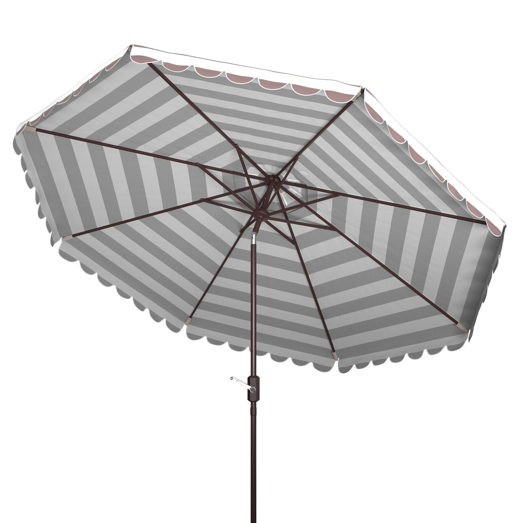 Ombrellone rotondo a manovella SAFAVIEH Outdoor Jaylee da 11 piedi