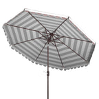 Ombrellone rotondo a manovella SAFAVIEH Outdoor Jaylee da 11 piedi