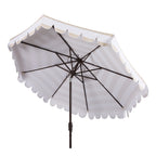 Ombrellone rotondo a manovella SAFAVIEH Outdoor Jaylee da 11 piedi