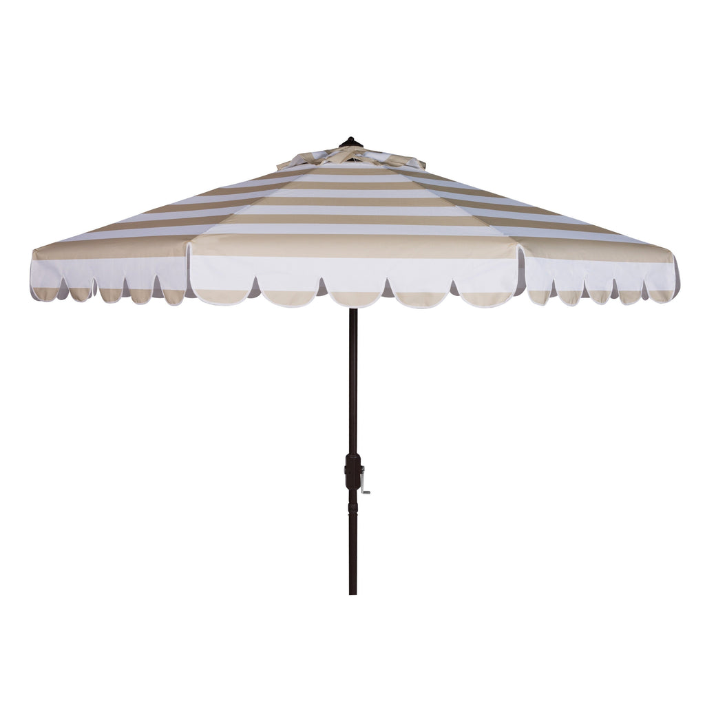 Ombrellone rotondo a manovella SAFAVIEH Outdoor Jaylee da 11 piedi