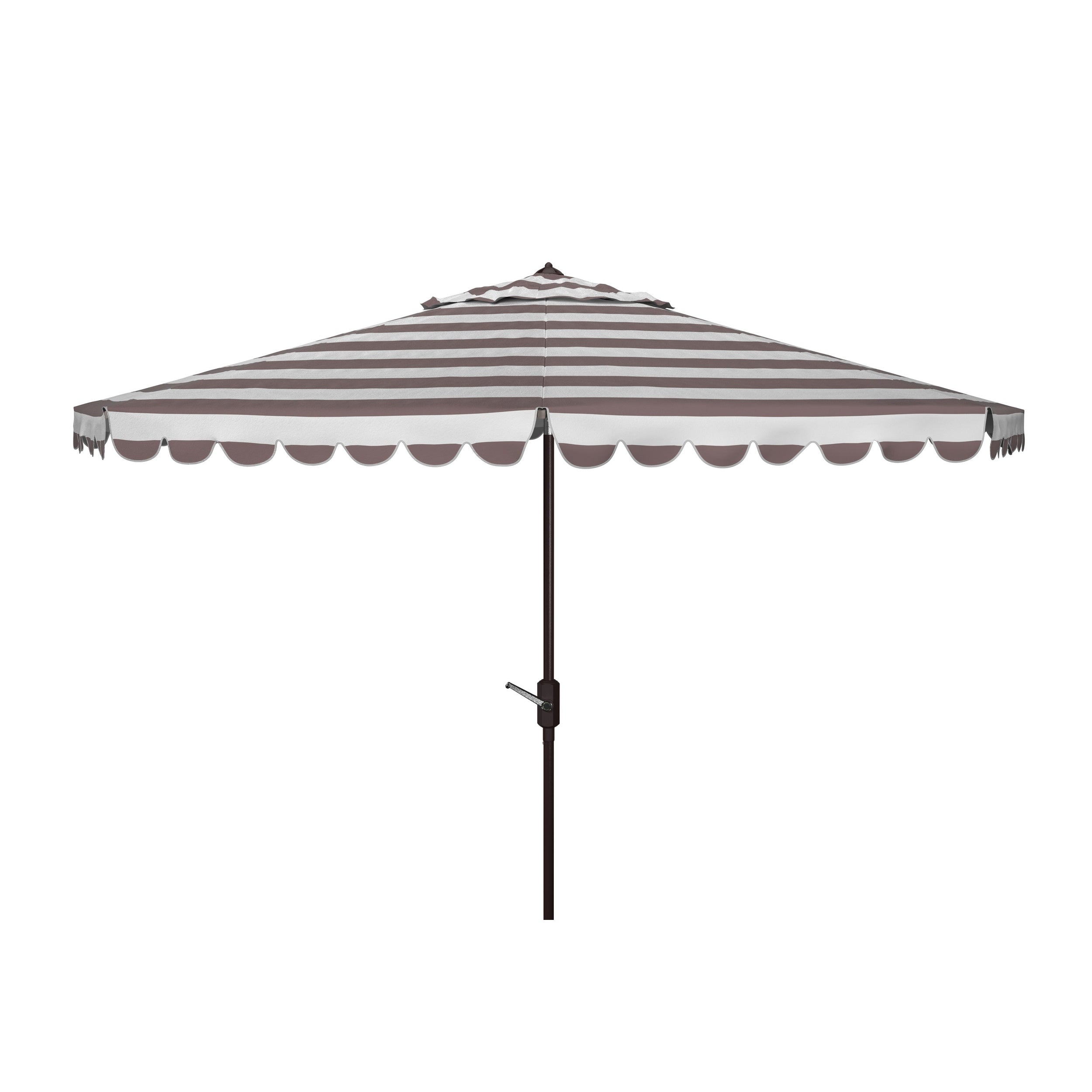 Ombrellone rotondo a manovella SAFAVIEH Outdoor Jaylee da 11 piedi