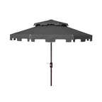 Ombrellone da mercato SAFAVIEH Outdoor Livia da 9 piedi con doppia cima, base non inclusa